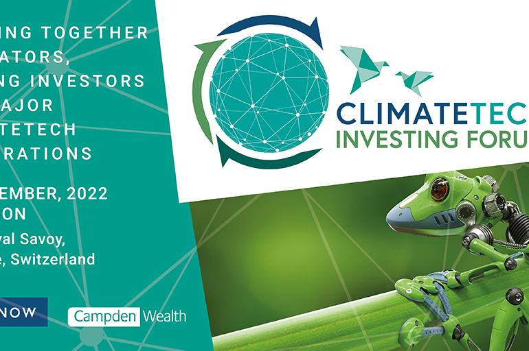 ClimateTech Investing Forum 2022 in Lausanne